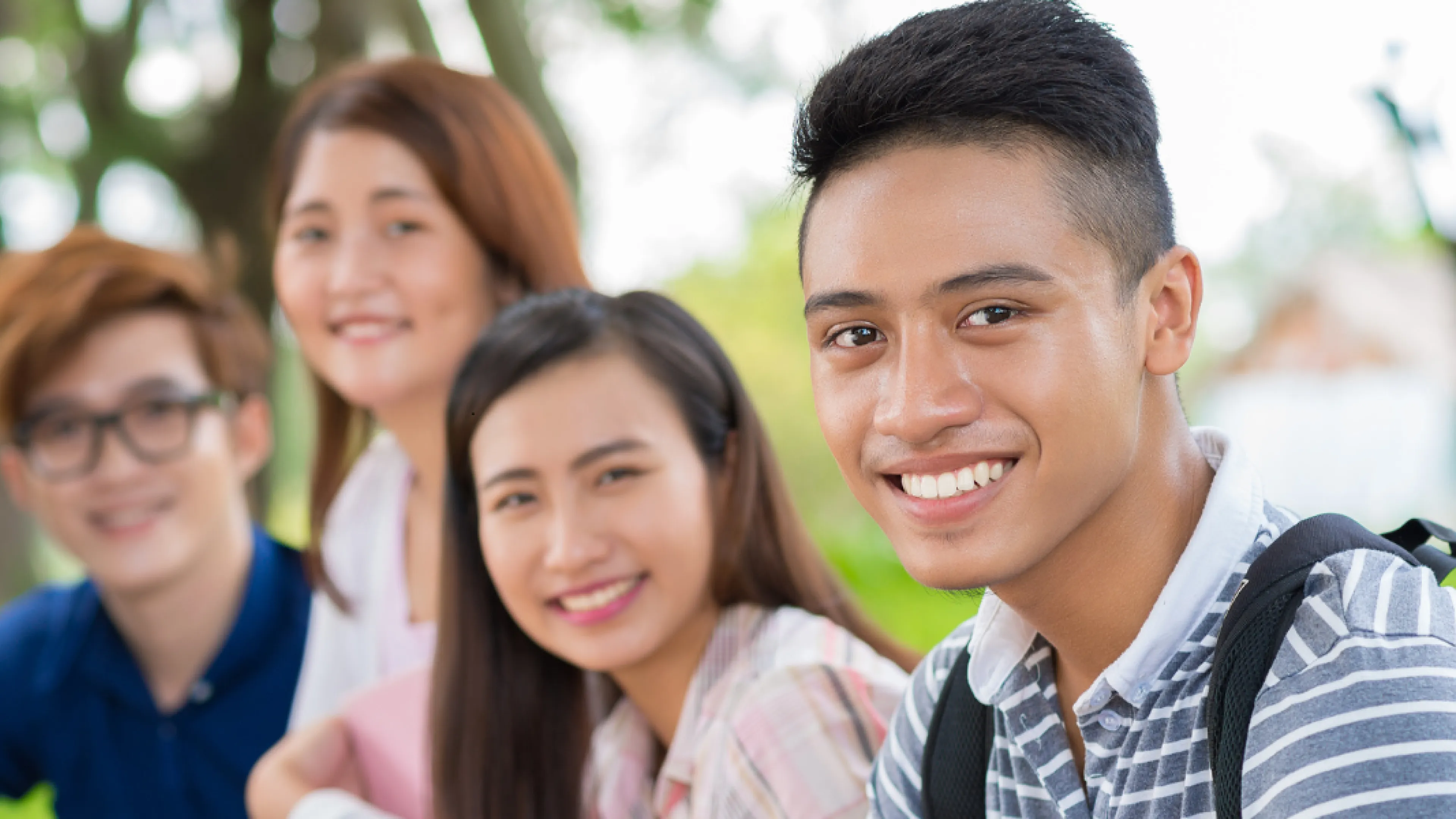 A group of diverse youth.