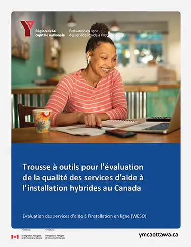 Page couverture: Trousse d’outils pour l’évaluation de la qualité des services d’établissement hybrides au Canada