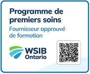 Programme de premiers soins. Fournisseur approuvé de formation. WSIB Ontario.